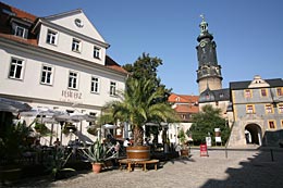 Au�enansicht, Residenz Cafe, Weimar