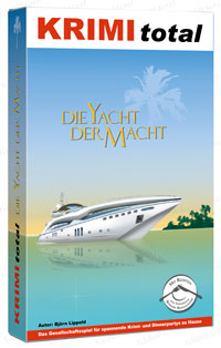Krimispiel - KRIMI total - Die Yacht der Macht (Fall 15) (Gedruckte Edition in Spielbox, inkl. interaktivem Partyplaner)