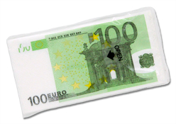 Taschentcher Eurogeldschein 100 EUR