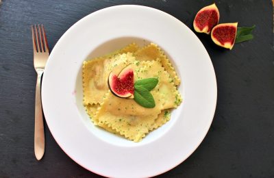 Pasta mit Feige in Salbeibutter