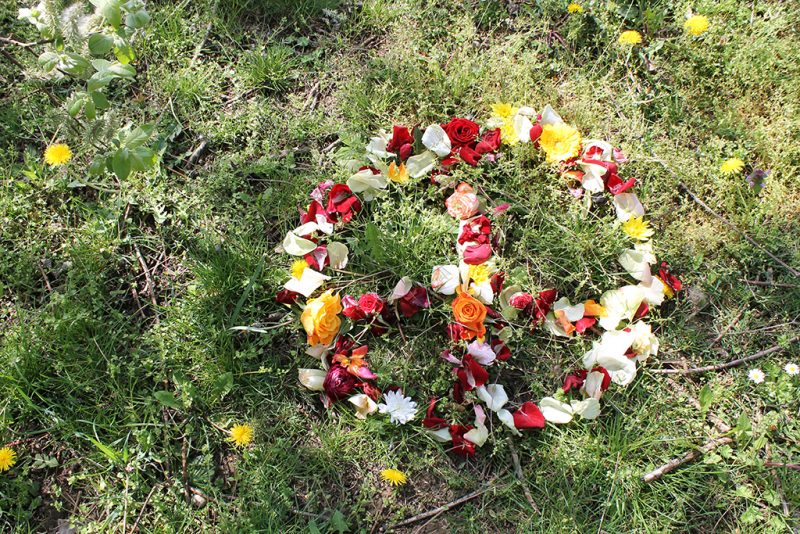 Sommer-Party auf der Hippie-Wiese