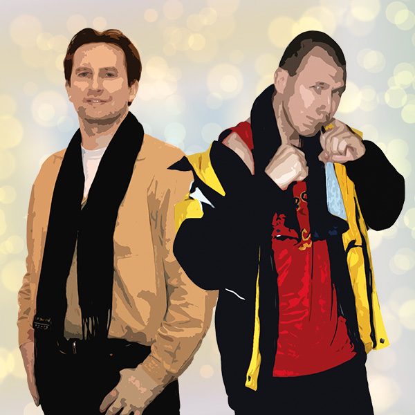 Boxer Lukas und sein Freund Christian