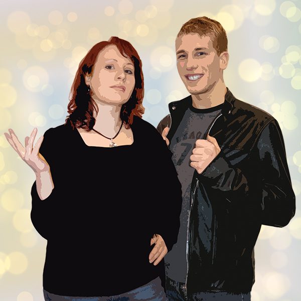 Popstar Philipp und seine Freundin, die Designerin Julia