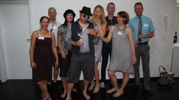 v.L.n.R.: Daniela Kramm, Alfred Snger, Gabriele Snger, Roberto di Salvo, Katharina von Wolfhagen, Maximilian Snger, Sandra Meyer, Dr. Dieter Sommerfeld