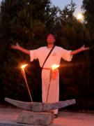 Der Vollmond geht auf-unser spirituelles Medium Hanf-Dieter nimmt uns ins Gebet.....