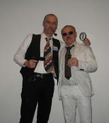 Inspektor Karl A. Fischer mit Karl Friedrich 