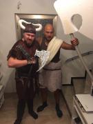 Babar Borkas und eigens geschriebene Rolle Erik der wikinger der als Sp�her zu uns stie� 