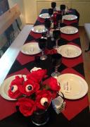 Tischdekoration
Augenrosen zur blutigen berraschung