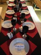 erster Gang Blutsuppe