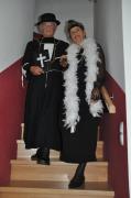 Zwei wichtige St�tzen der Familie. Mamma Donatella und der geistliche Beistand Pater Antonio.