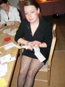 Katharina von Wolfhagen, wie immer in bester Partylaune
