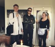 Dr. Miroslav Petrotzsch, Dimitri Janzen und Tatjana Popowa haben alles im Griff.