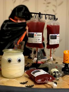 Die Blutbank musste dran glauben