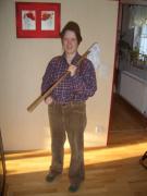 H�nsel - immer mit etwas essbaren im Gep�ck