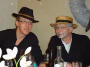 Alfred S�nger mit seinem Freund Roberto di Salvo