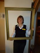 Immer tatkr�ftig zur Unterst�tzung dabei: die Haush�lterin Daniela Kramm