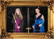 Demetrios der Magier und Nimuel die Vertreterin der Elfen.