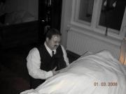 Don Pedro Caliente im stiller Trauer.