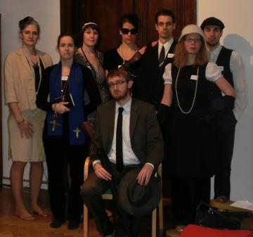 oben: Donatella, Padre, Maria, Monica, Francesco, Lucia, Luigi
vorne: Don Pedro