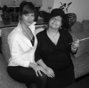 Lucia und Donatella, die mit 71 ihr zweites Kind erwartet. 