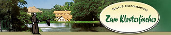 Logo Hotel und Fischrestaurant Zum Klosterfischer, Blankenburg / Harz