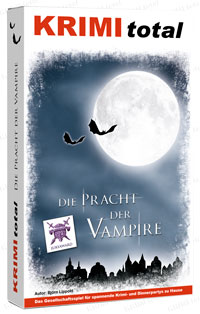 Krimispiel - KRIMI total - Die Pracht der Vampire (Fall 12) (Gedruckte Edition in Spielbox, inkl. interaktivem Partyplaner)